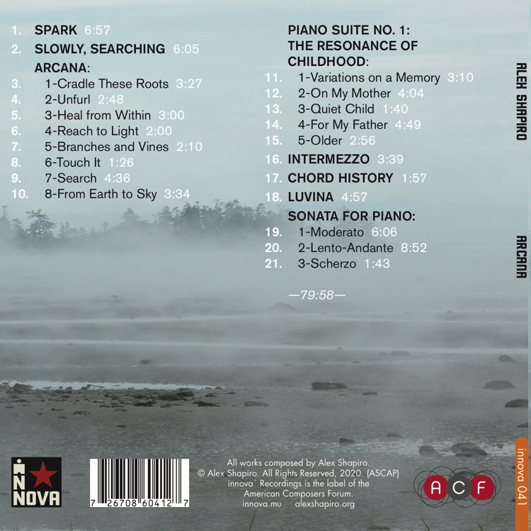 ARCANA back cover
